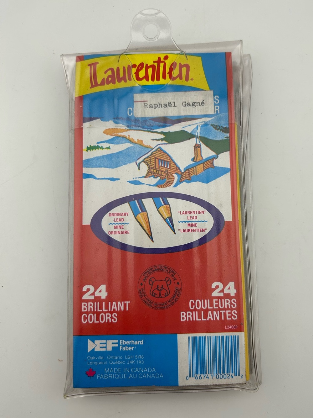 Vintage Laurentien Coloured Pencils Set of 24